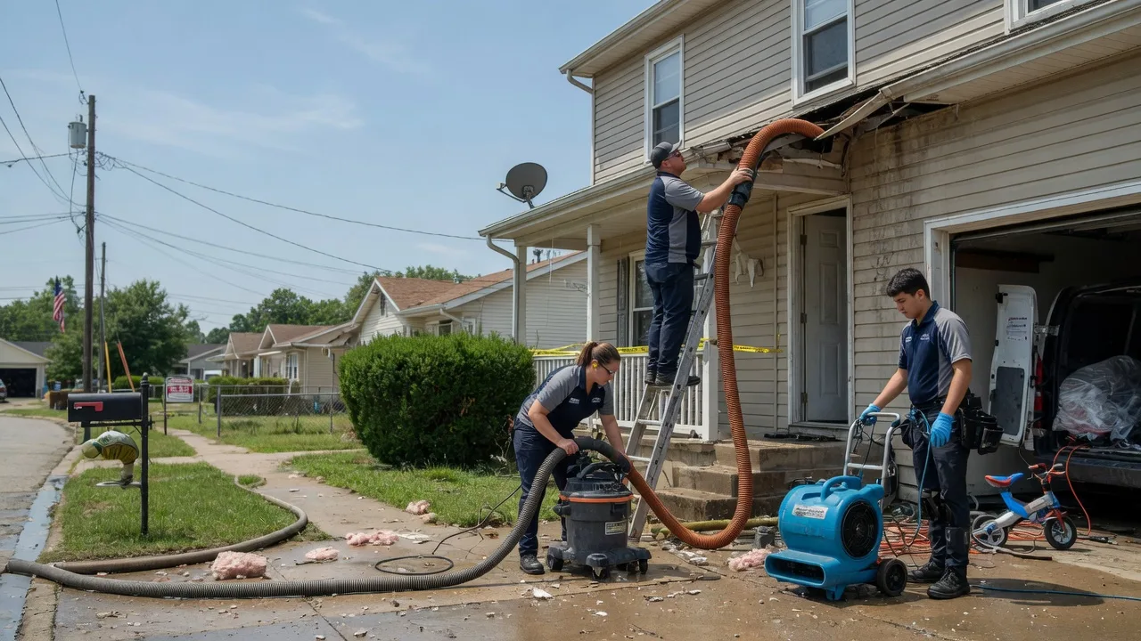 Water Damage Restoration in Hustle, VA near me